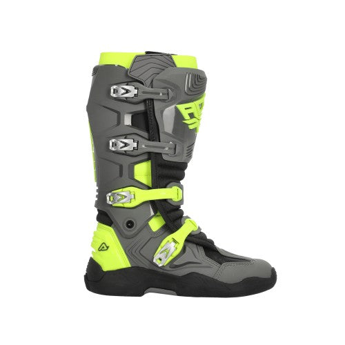 Acerbis WHOOPS Boots - Grey Yellow Fluo
