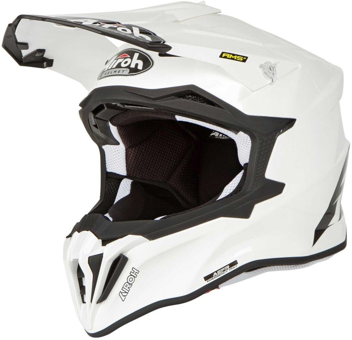Casco Airoh Strycker Color White Gloss
