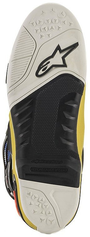 Stivali Alpinestars Tech 10 - Black Yellow Blue Red Fluo