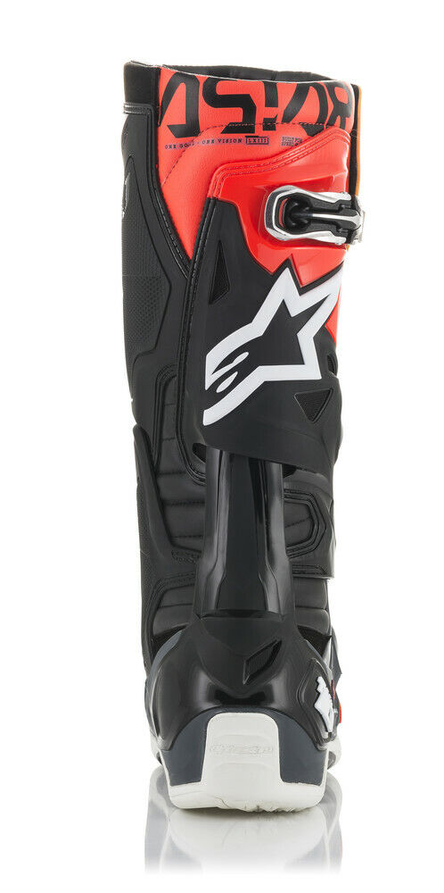 Stivali Alpinestars Tech 10 - Black Gray Orange Red Fluo