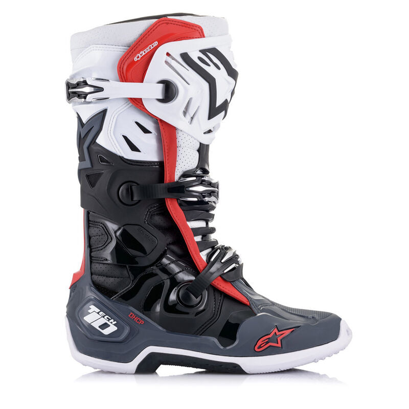 Alpinestars Tech 10 Supervented Boots - Black White Red