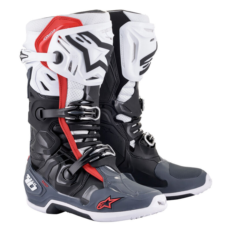 Alpinestars Tech 10 Supervented Boots - Black White Red