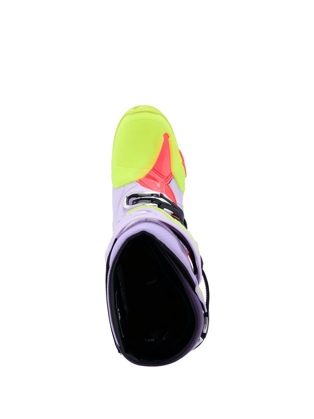 Alpinestars Tech 10 Supervented Boots - Purple Fluo Yellow