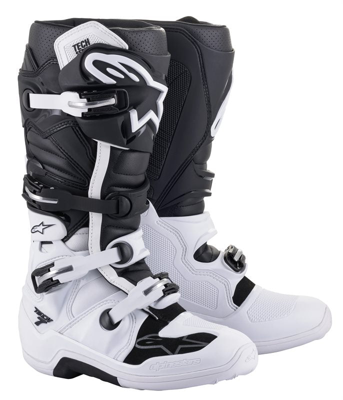 Alpinestars Tech 7 Boots - White Black