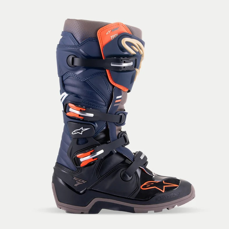 Alpinestars Tech 7 Enduro Drystar Boots - Black Night Navy Warm Gray