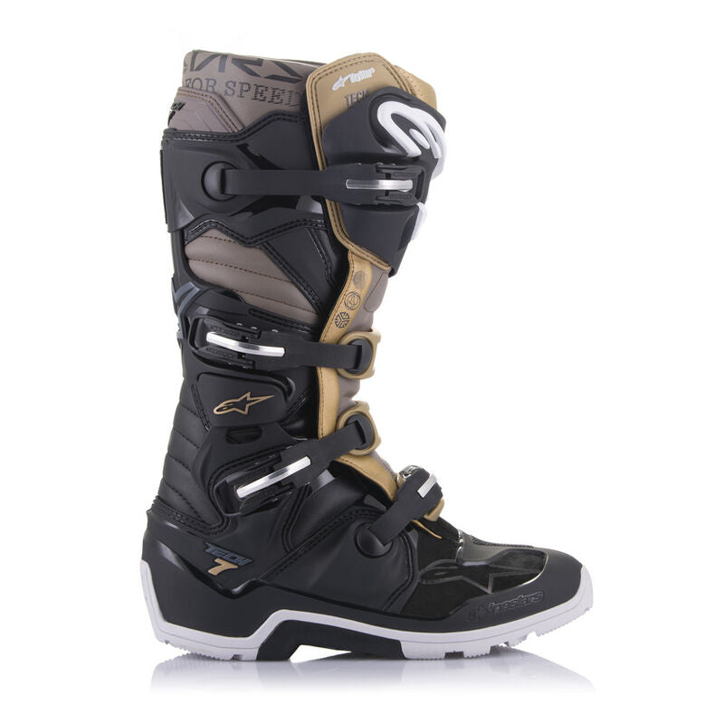 Alpinestars Tech 7 Enduro Drystar Boots - Black Gray Gold