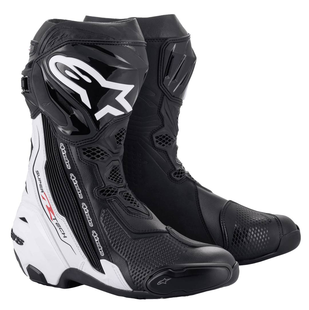Stivali Alpinestars Supertech R - Nero Bianco