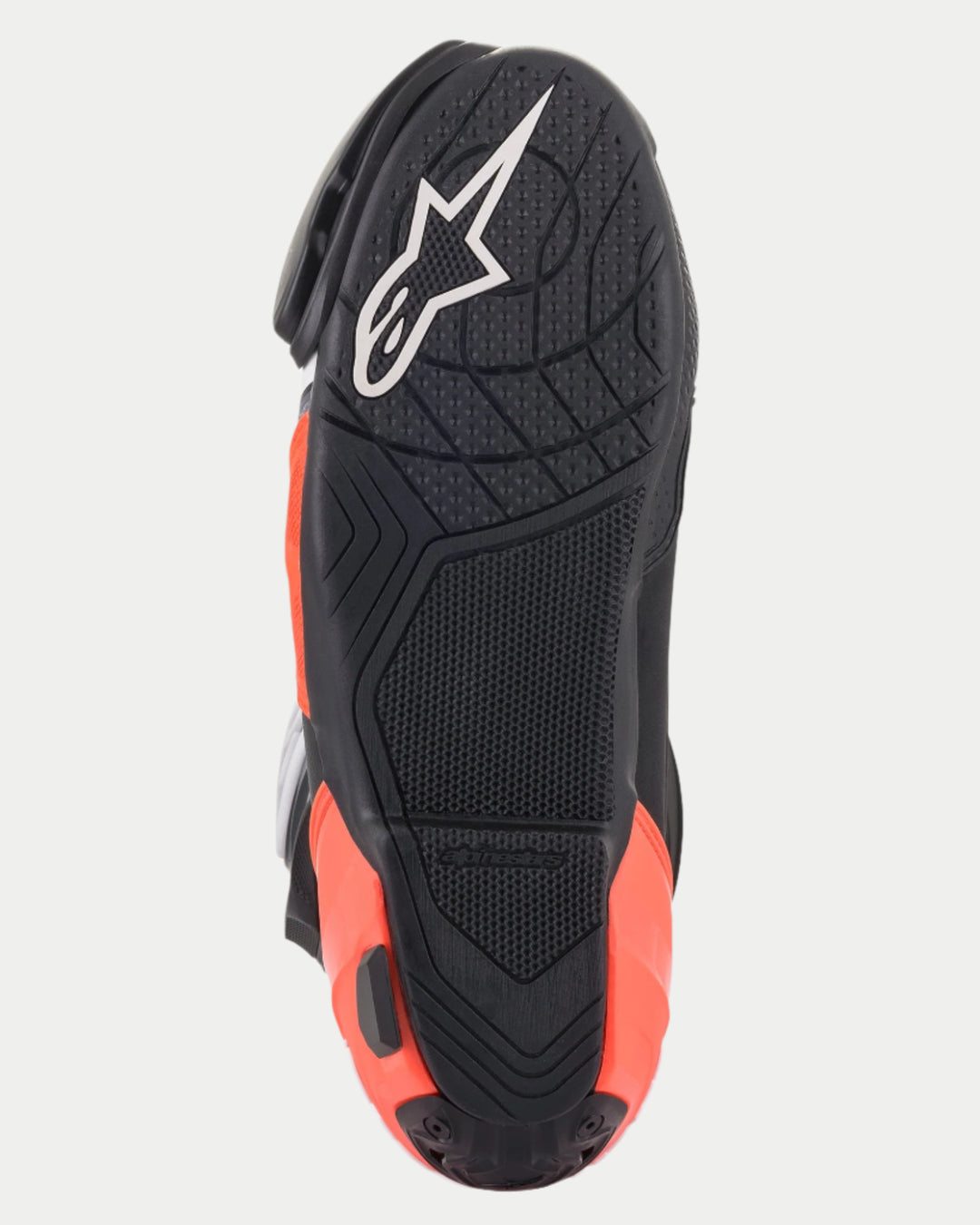 Stivali Alpinestars Supertech R - Nero Rosso Fluo Bianco