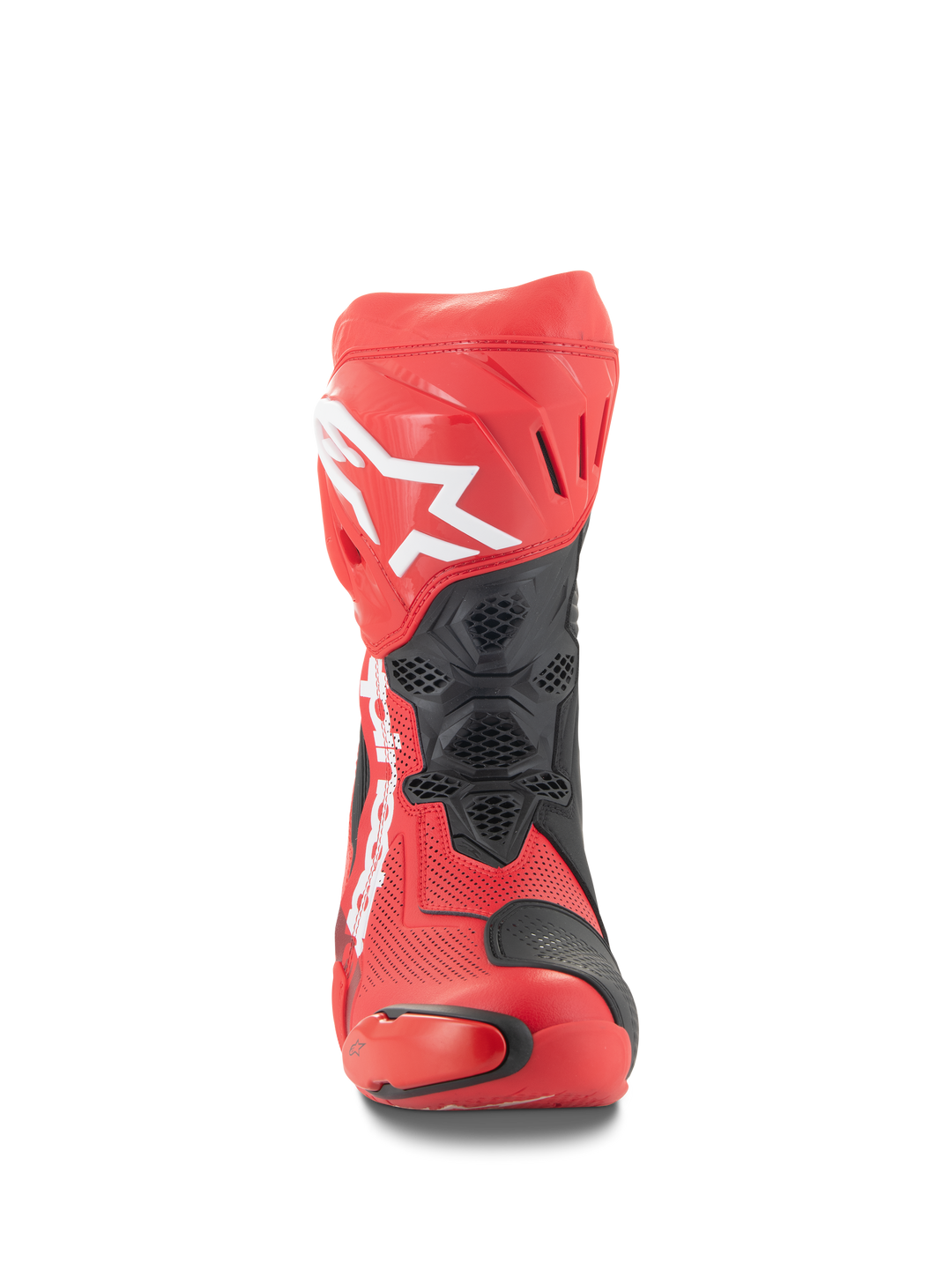 Stivali Alpinestars Supertech R Vented - Rosso Fluo