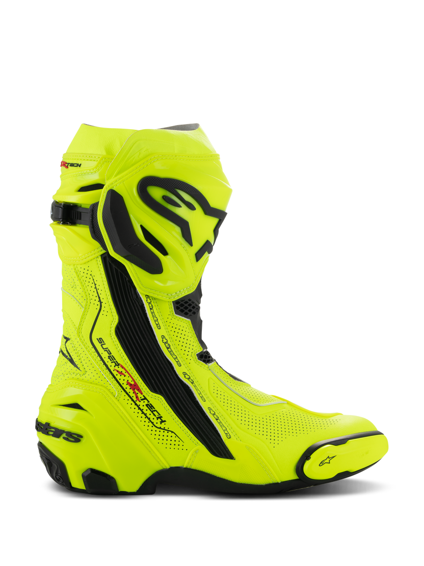 Stivali Alpinestars Supertech R Vented - Giallo Fluo