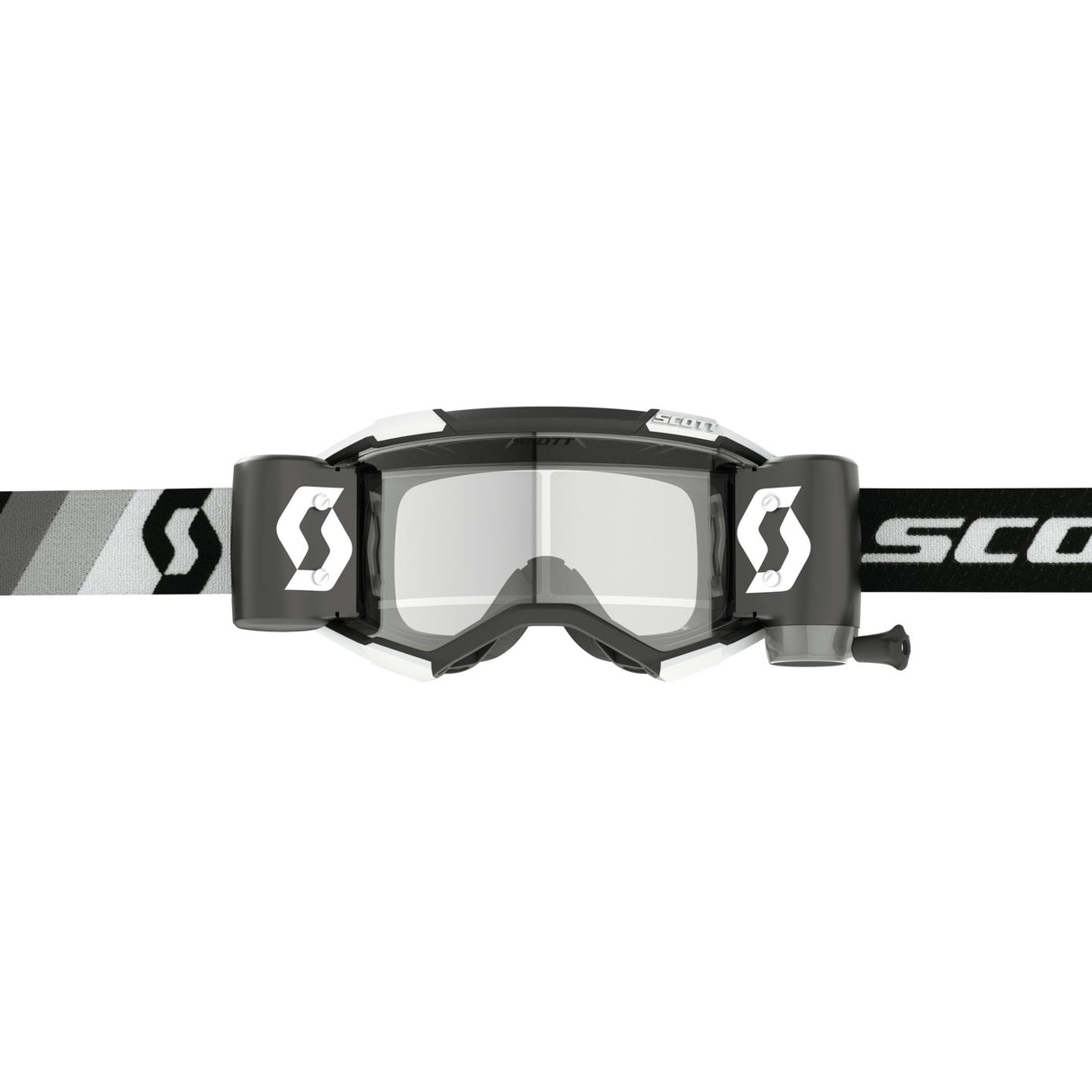 SCOTT Fury WFS Roll Off Goggle - Black White