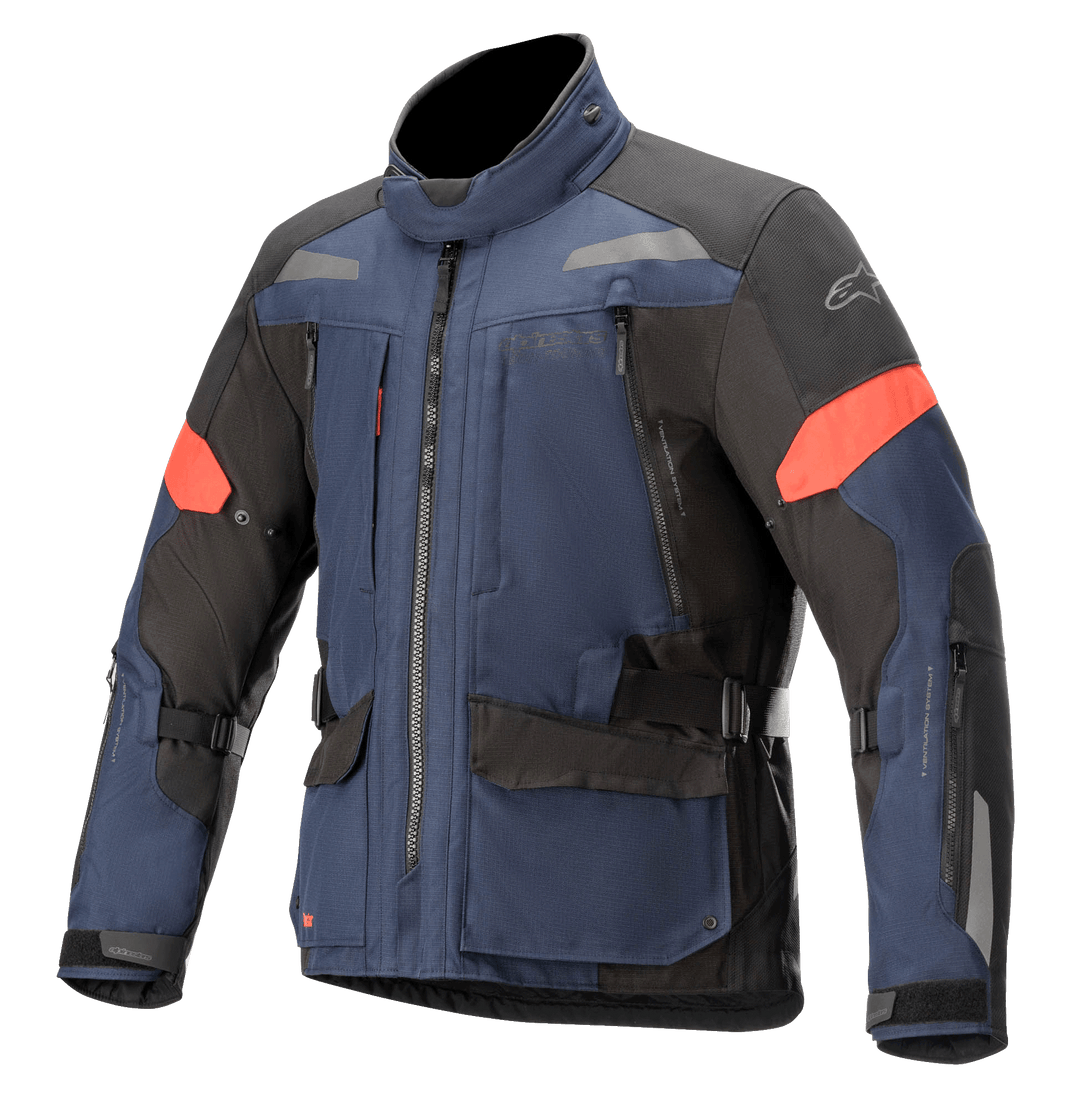 Giacca Moto Alpinestars VALPARAISO V3 Drystar - Blu