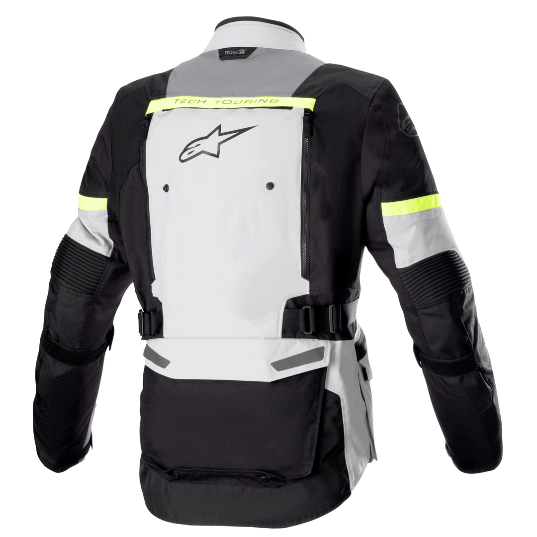 Giacca Moto Alpinestars Bogota' Pro Drystar - Grigio Giallo Fluo