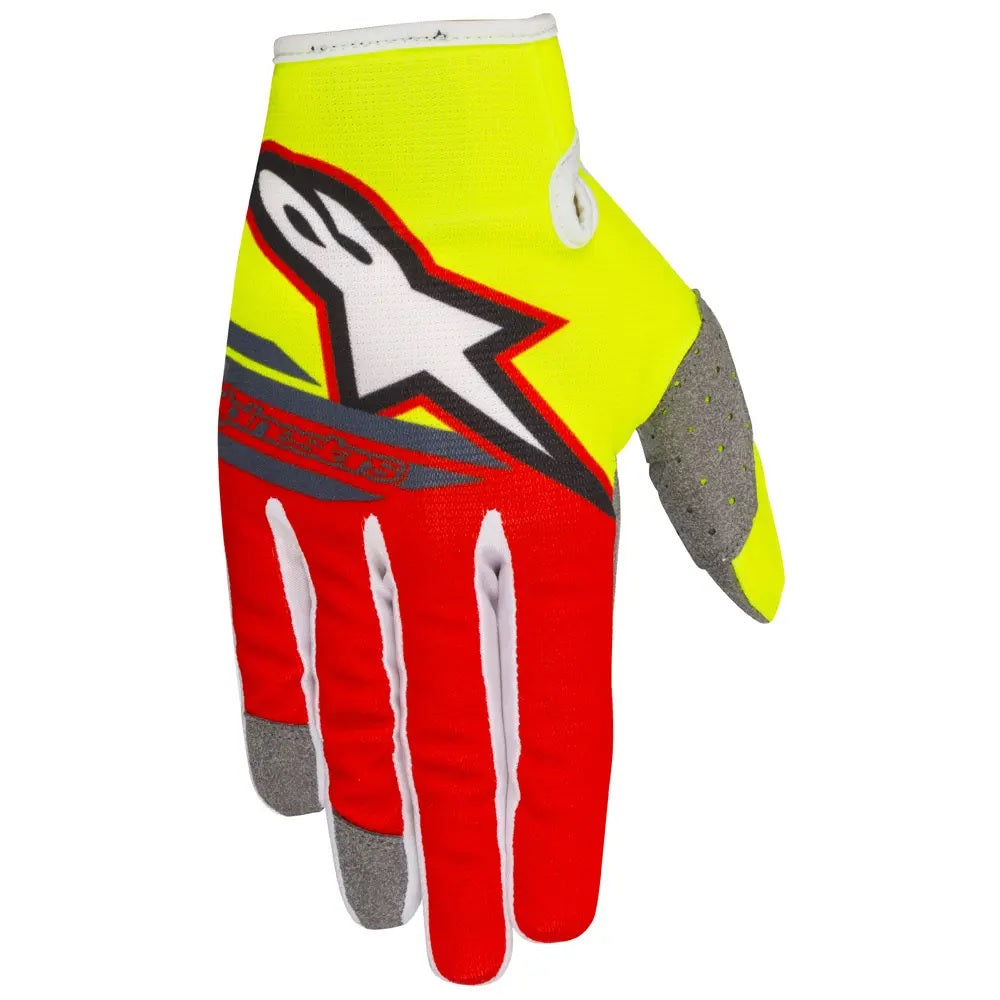 Guanti Alpinestars Radar Flight - Giallo Rosso