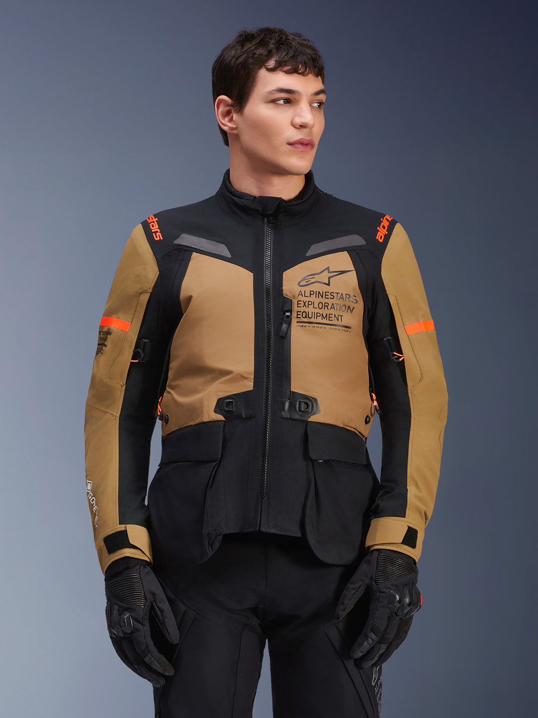 Alpinestars ST-7 2L Gore-Tex Motorcycle Jacket - Brown/Black