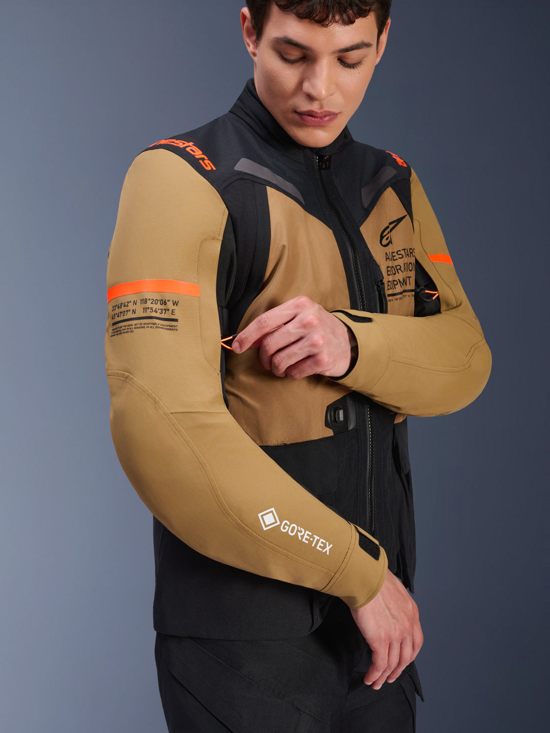 Alpinestars ST-7 2L Gore-Tex Motorcycle Jacket - Brown/Black