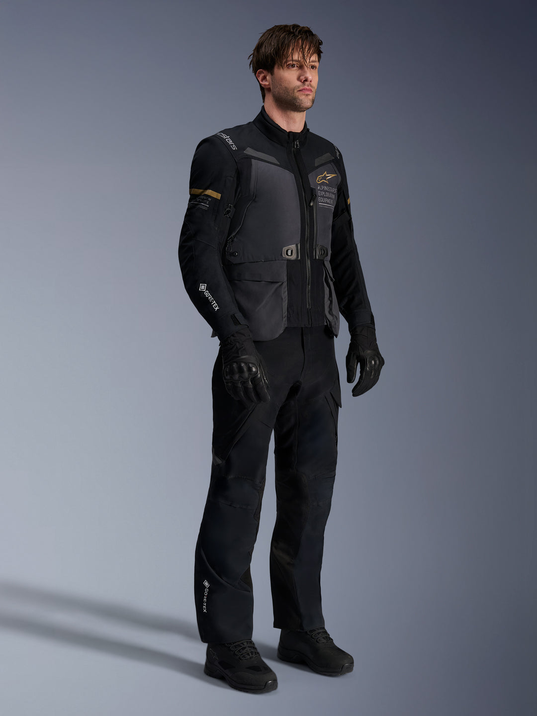 Alpinestars ST-7 2L Gore-Tex Motorcycle Jacket - Black/Grey