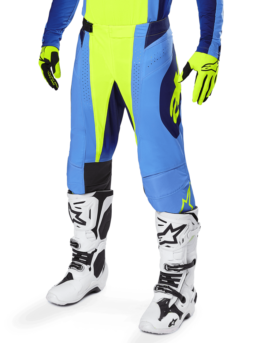 Pantaloni Alpinestars Techstar Melt - Yellow Fluo Blue