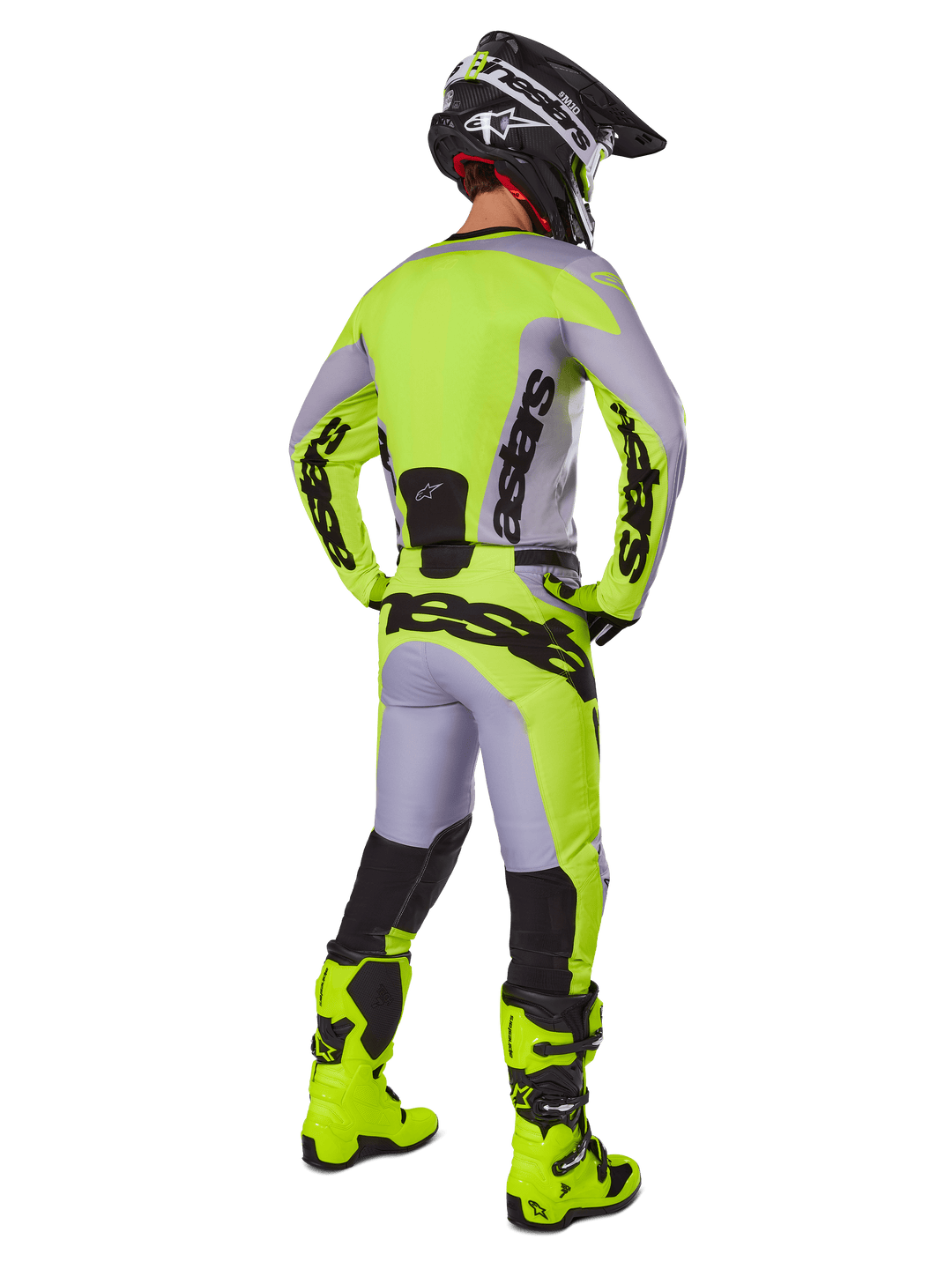 Alpinestars Racer Veil Jersey - Grey Fluorescent Yellow