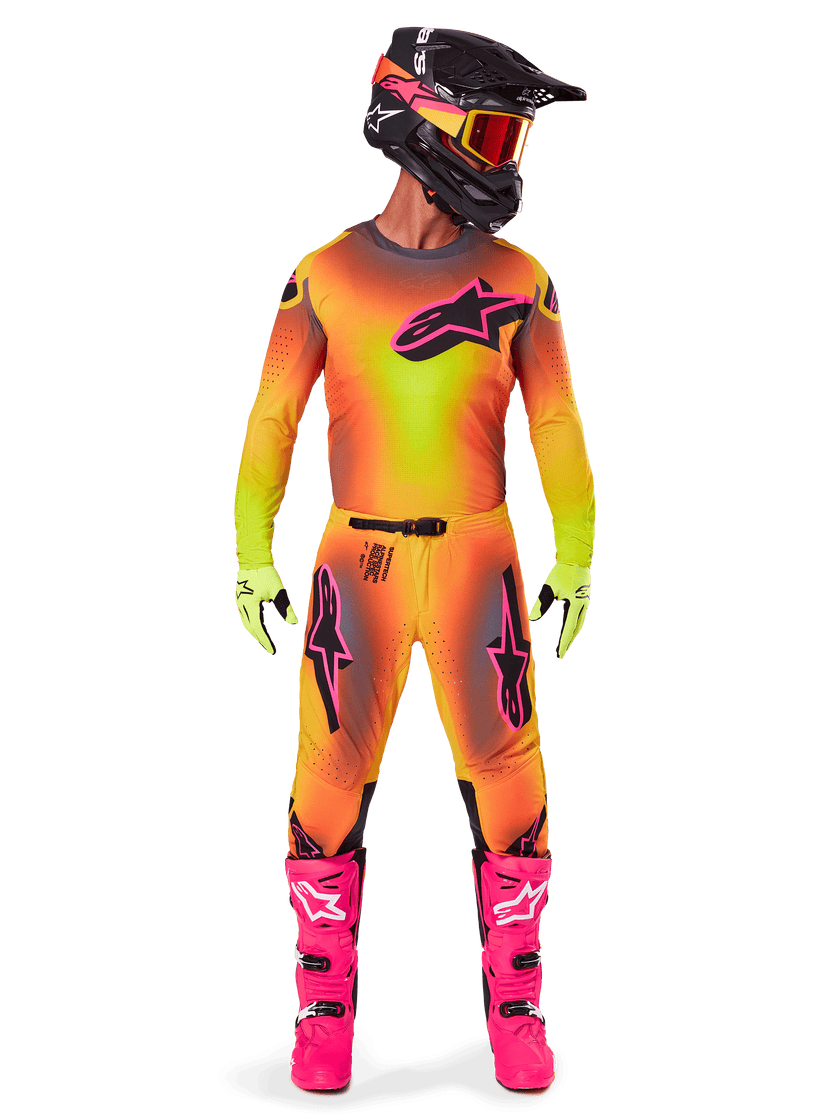 Pantaloni Alpinestars Supertech Lipan - Yellow Pink