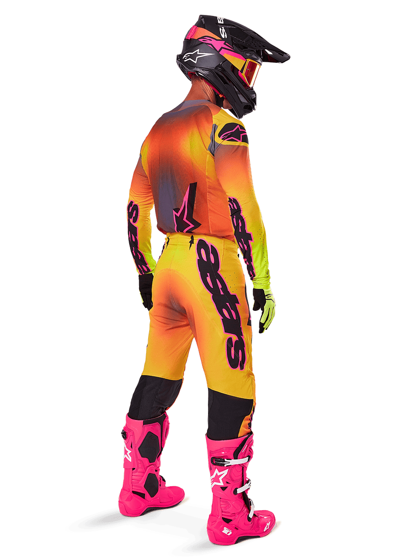 Pantaloni Alpinestars Supertech Lipan - Yellow Pink