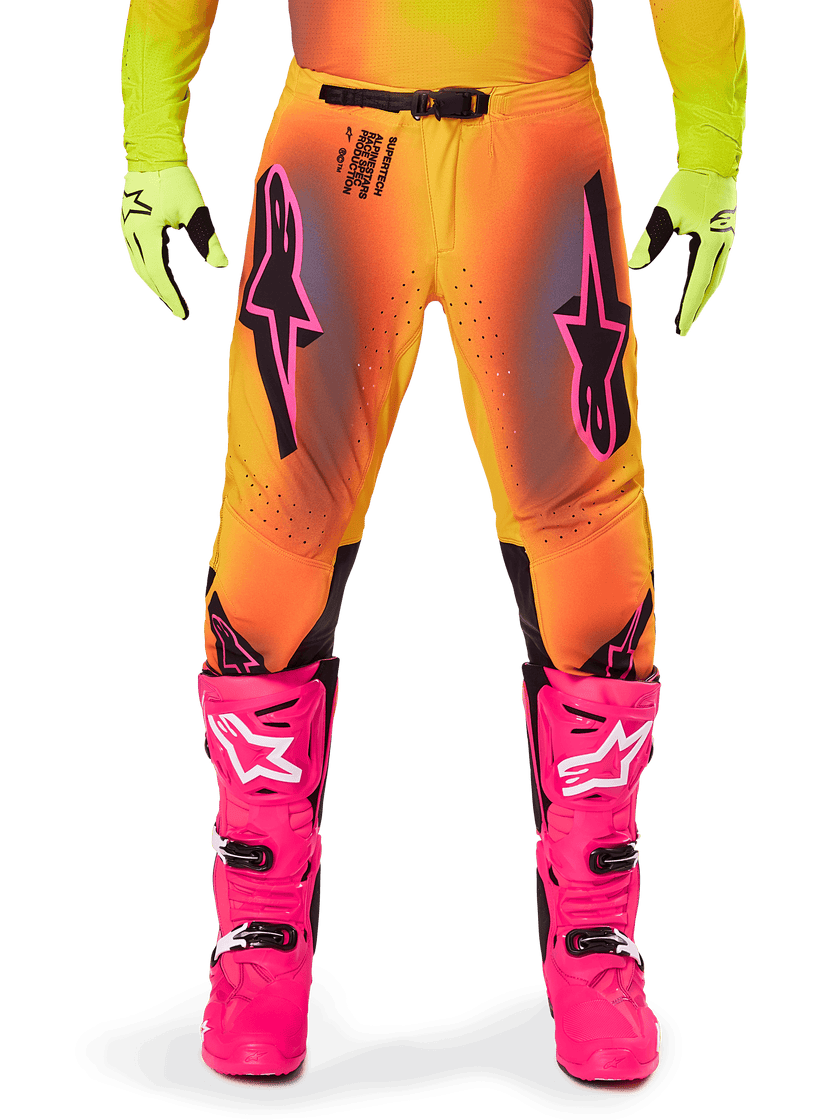 Pantaloni Alpinestars Supertech Lipan - Yellow Pink
