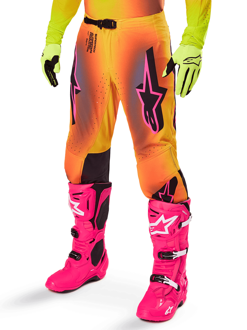 Pantaloni Alpinestars Supertech Lipan - Yellow Pink