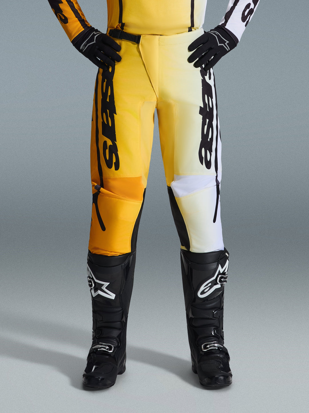 Pantaloni Alpinestars Fluid APEX - Giallo Nero