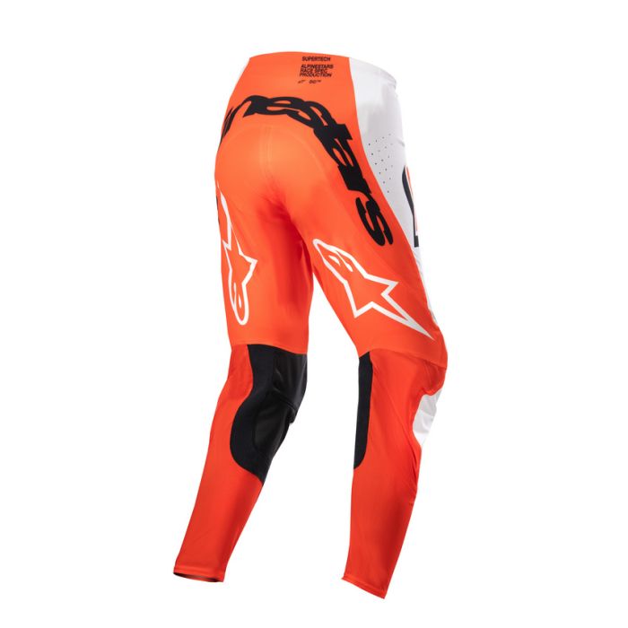 Pantaloni Alpinestars Supertech Ward - White Hot Orange