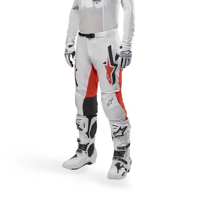 Pantaloni Alpinestars Supertech Ward - White Hot Orange