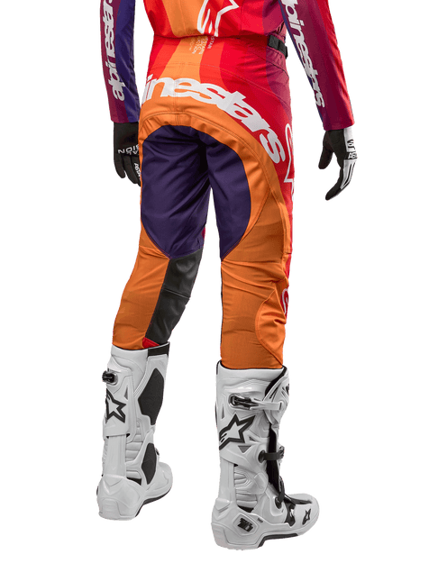 Pantaloni Alpinestars Techstar Pneuma - Viola Arancione Blu