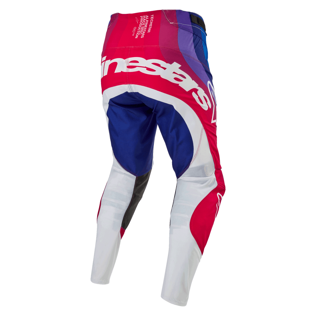 Pantaloni Alpinestars Techstar Pneuma - Blu Rosso Bianco