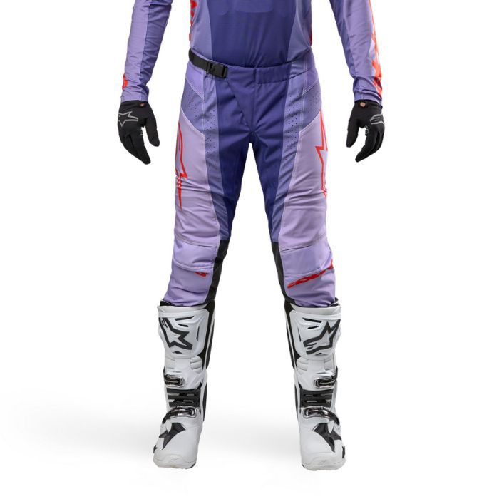 Pantaloni Alpinestars Techstar Ocuri - Purple Hot Orange