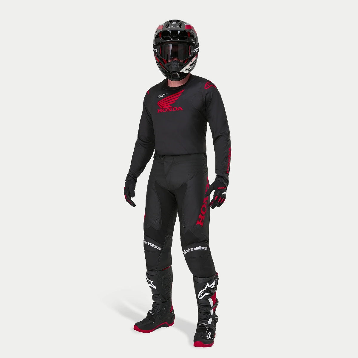 Completo Alpinestars Honda Racer Iconic - Nero