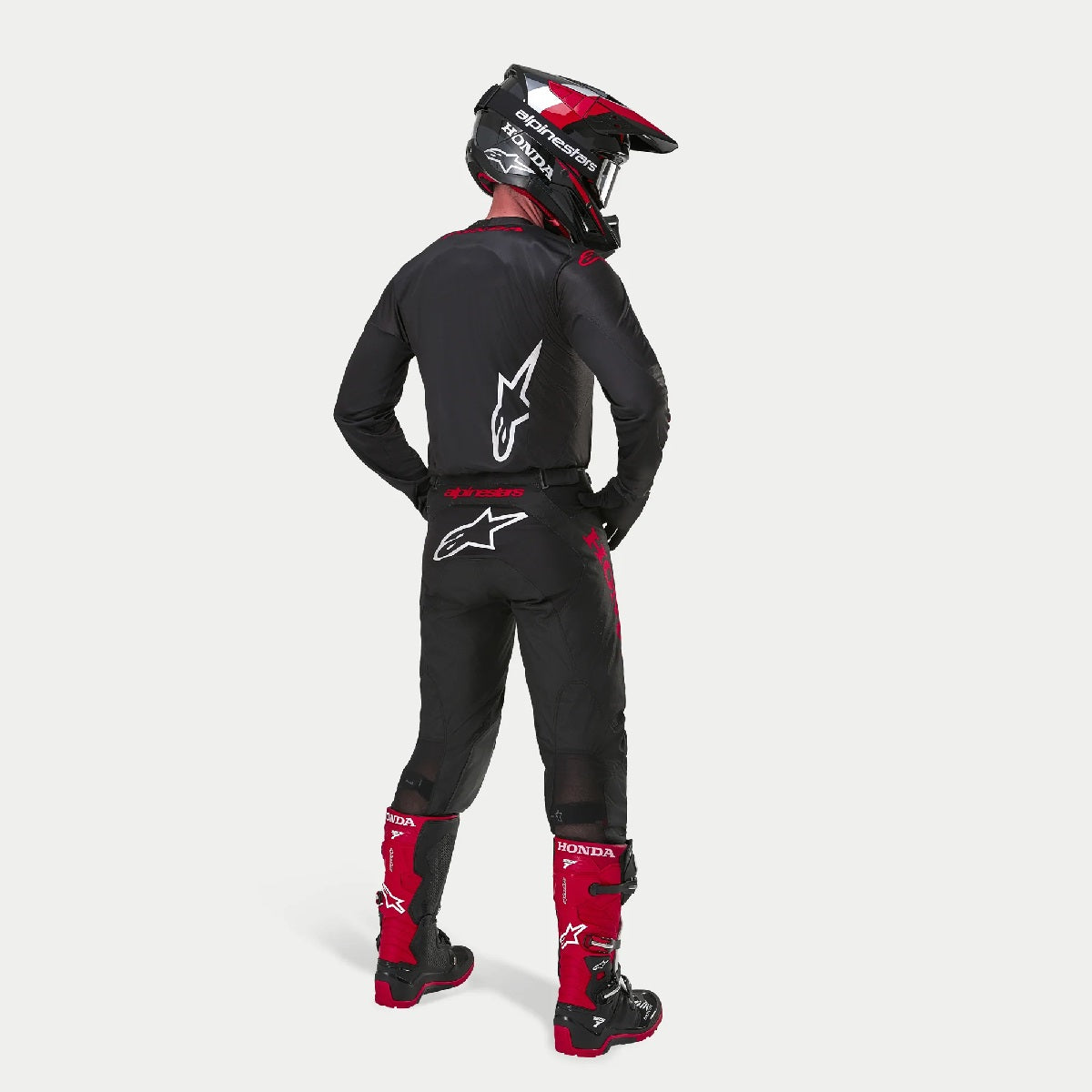 Completo Alpinestars Honda Racer Iconic - Nero