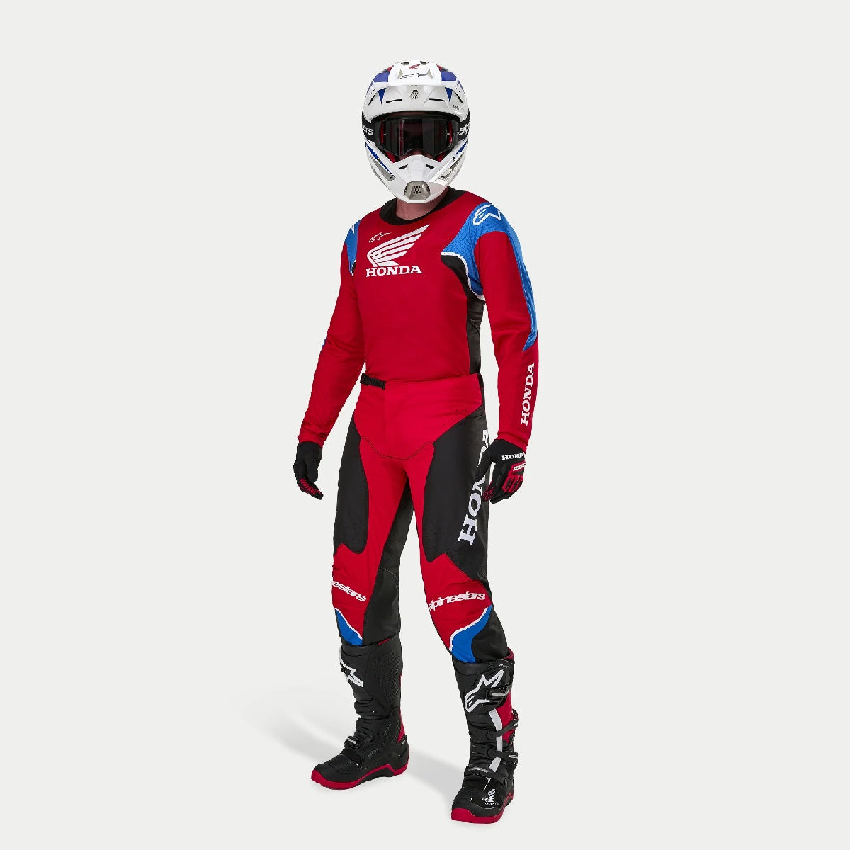 Completo Alpinestars Honda Racer Iconic - Rosso