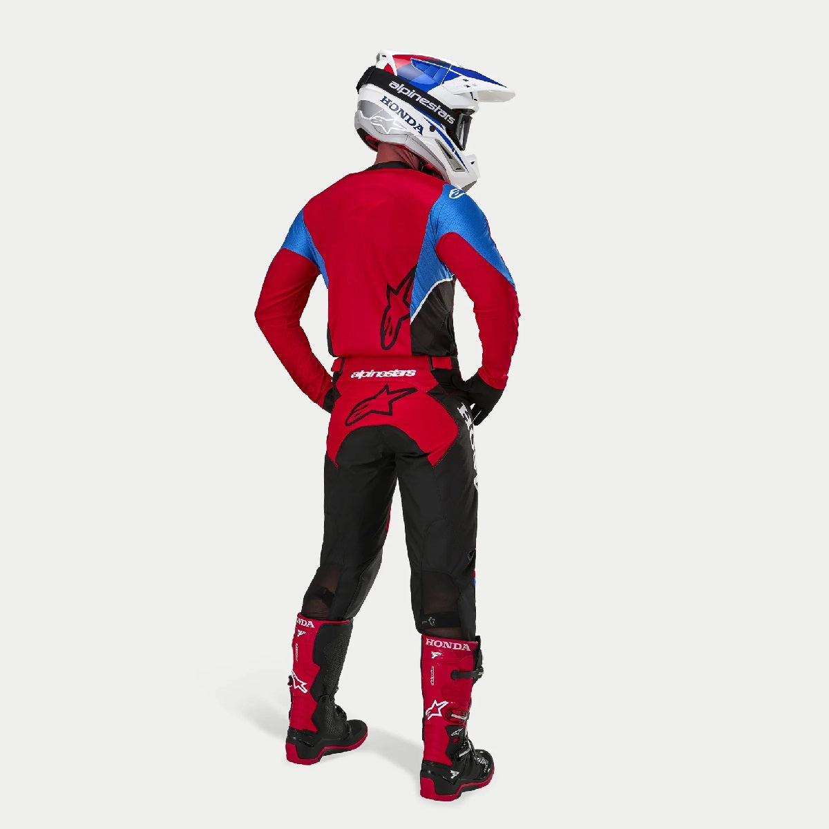Completo Alpinestars Honda Racer Iconic - Rosso