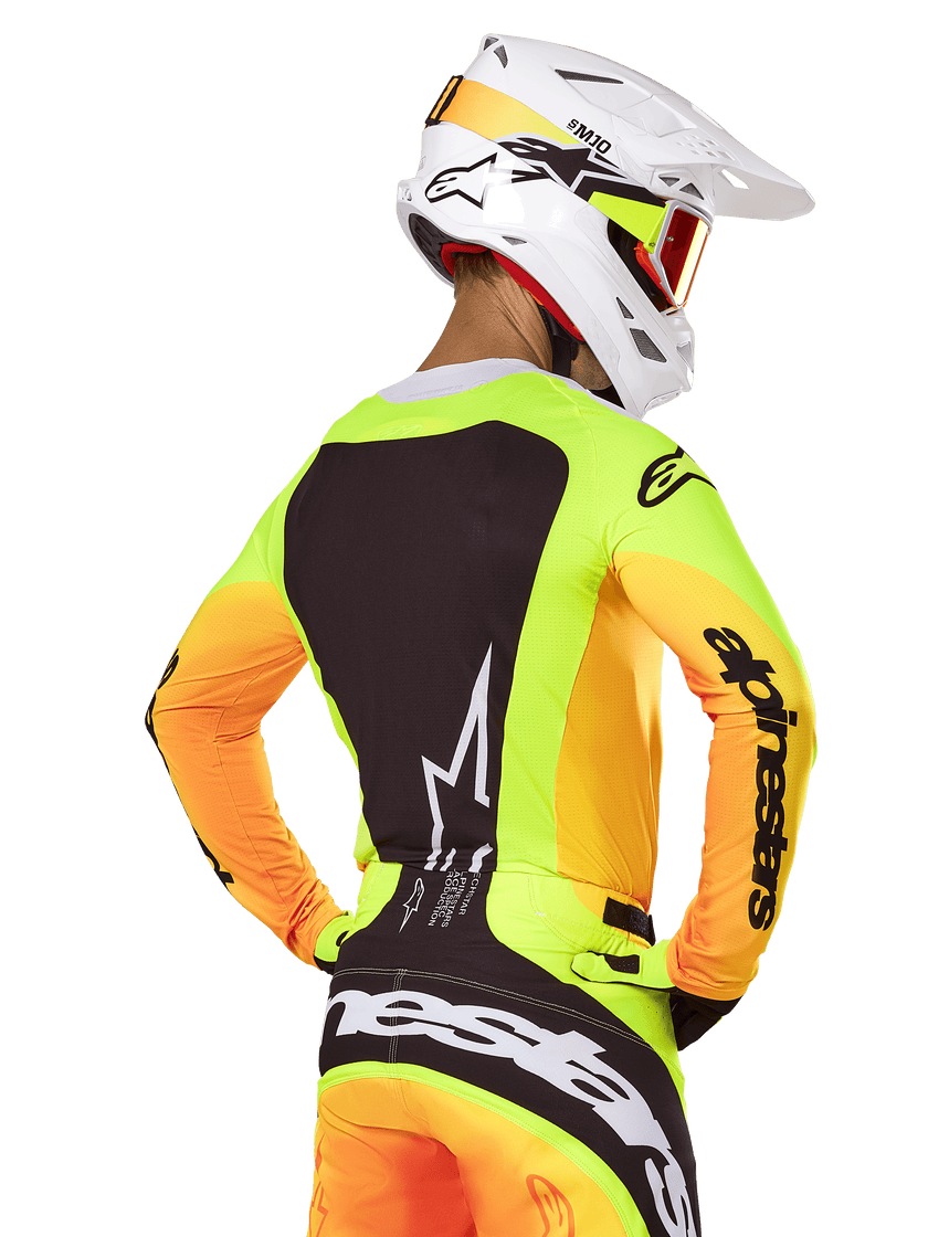 Maglia Alpinestars Techstar Melt - Yellow Black
