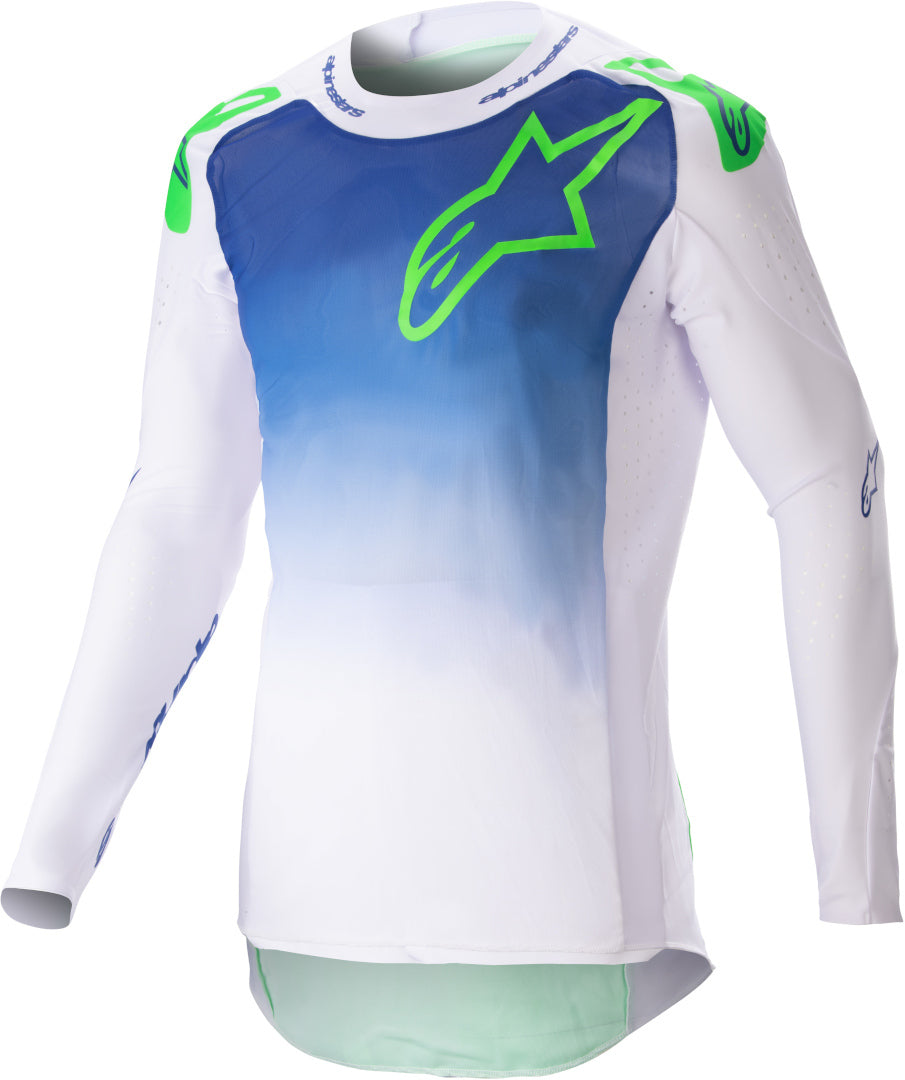 Completo Alpinestars Supertech Risen - Blue White Green