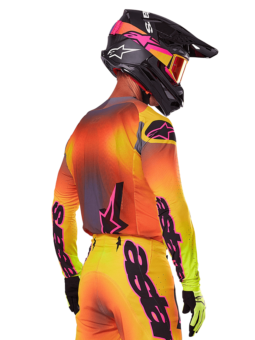 Alpinestars Supertech Lipan Jersey - Yellow Pink