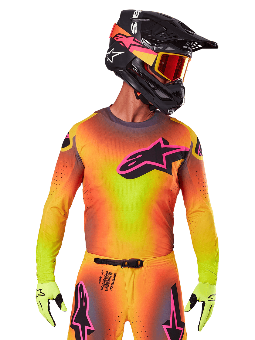 Alpinestars Supertech Lipan Jersey - Yellow Pink