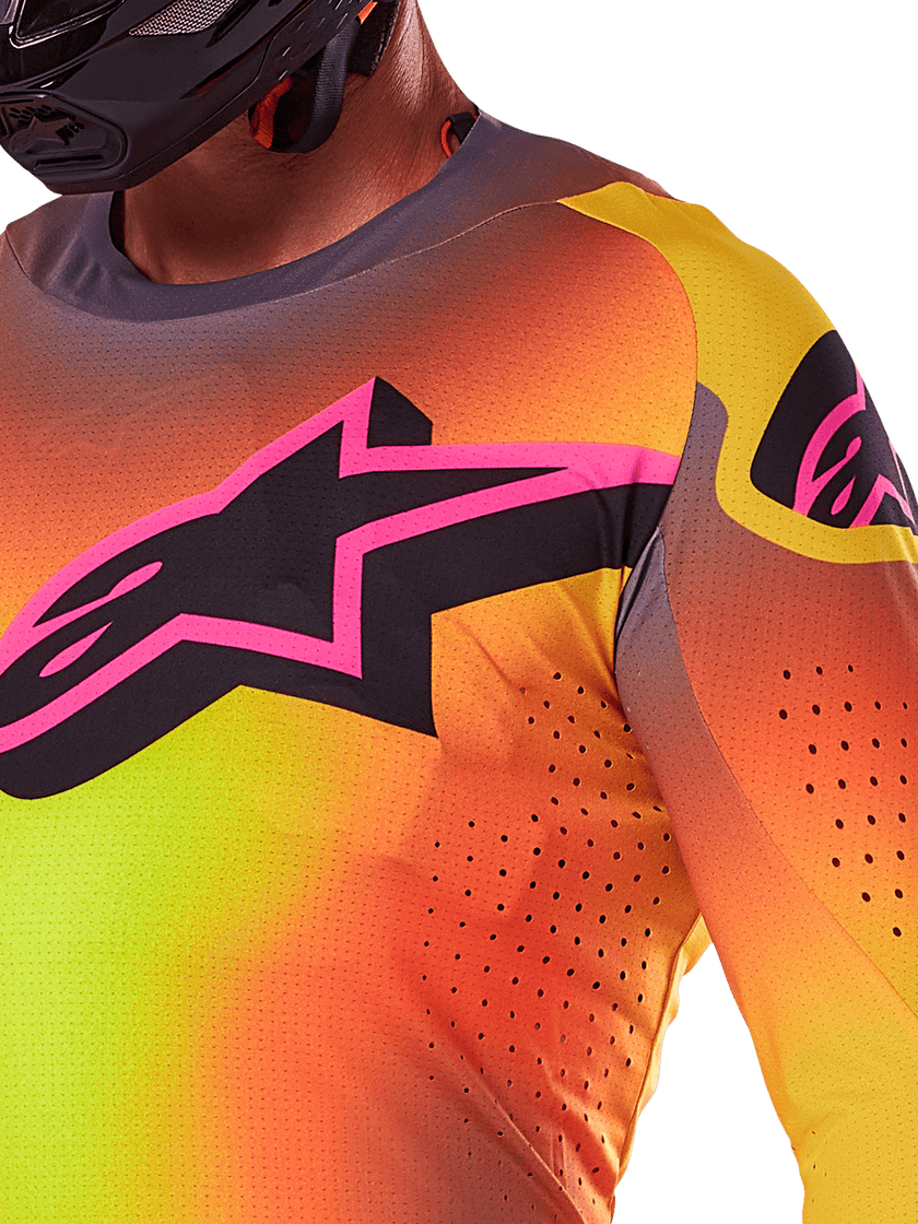 Alpinestars Supertech Lipan Jersey - Yellow Pink