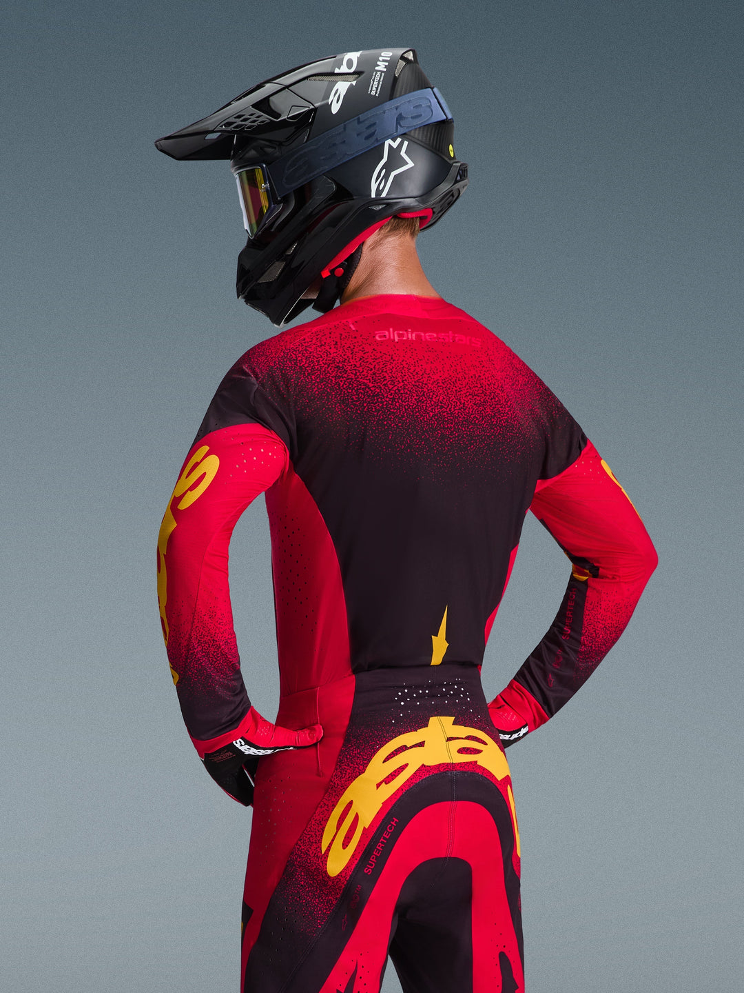Maglia Alpinestars Supertech SCENZ - Rosso Nero Giallo