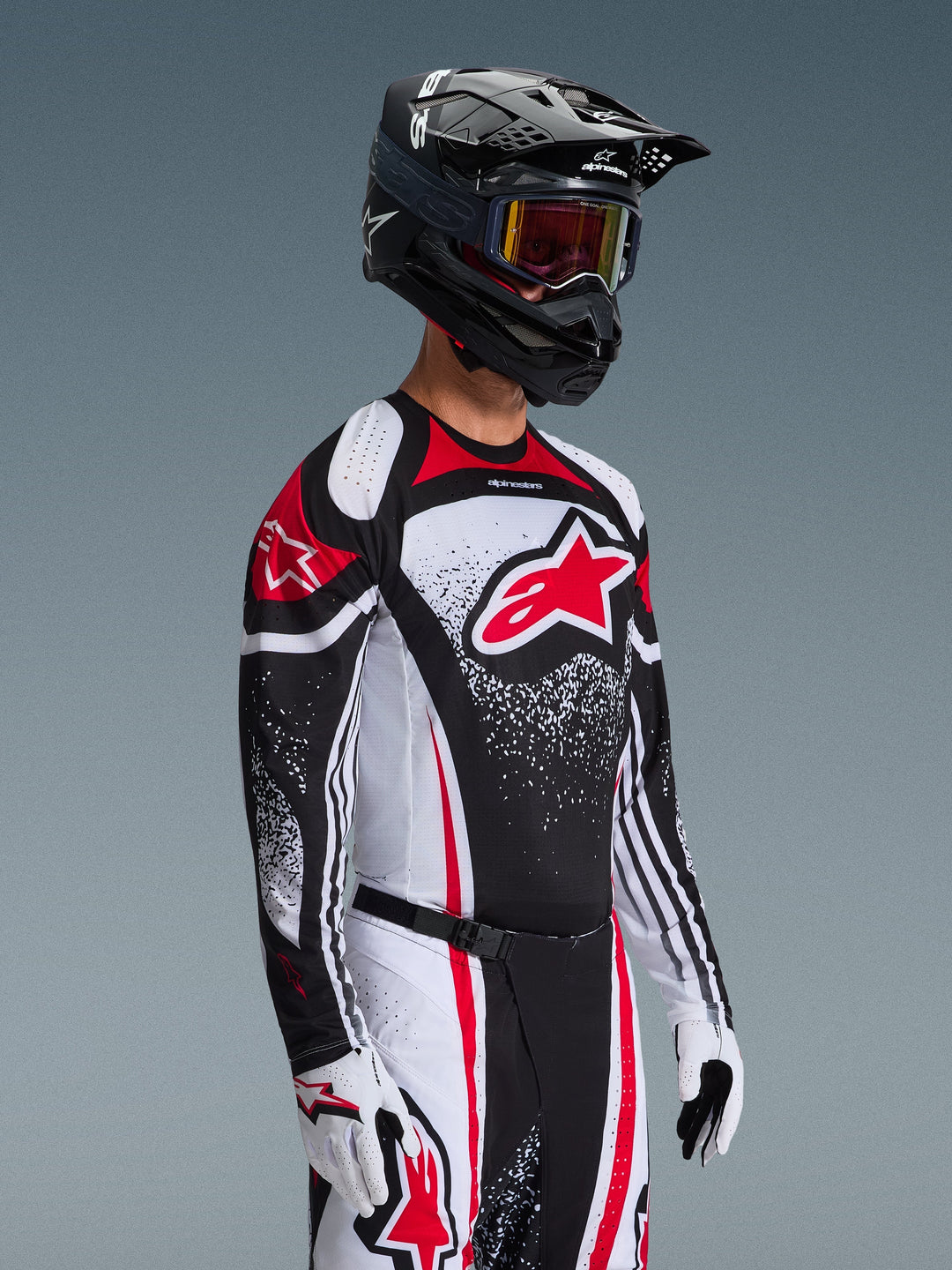 Alpinestars Techstar NOMUR Jersey - Black White Red