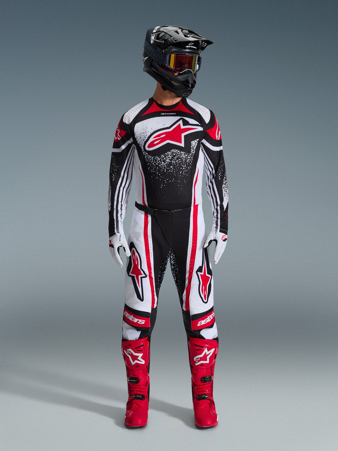 Alpinestars Techstar NOMUR Jersey - Black White Red
