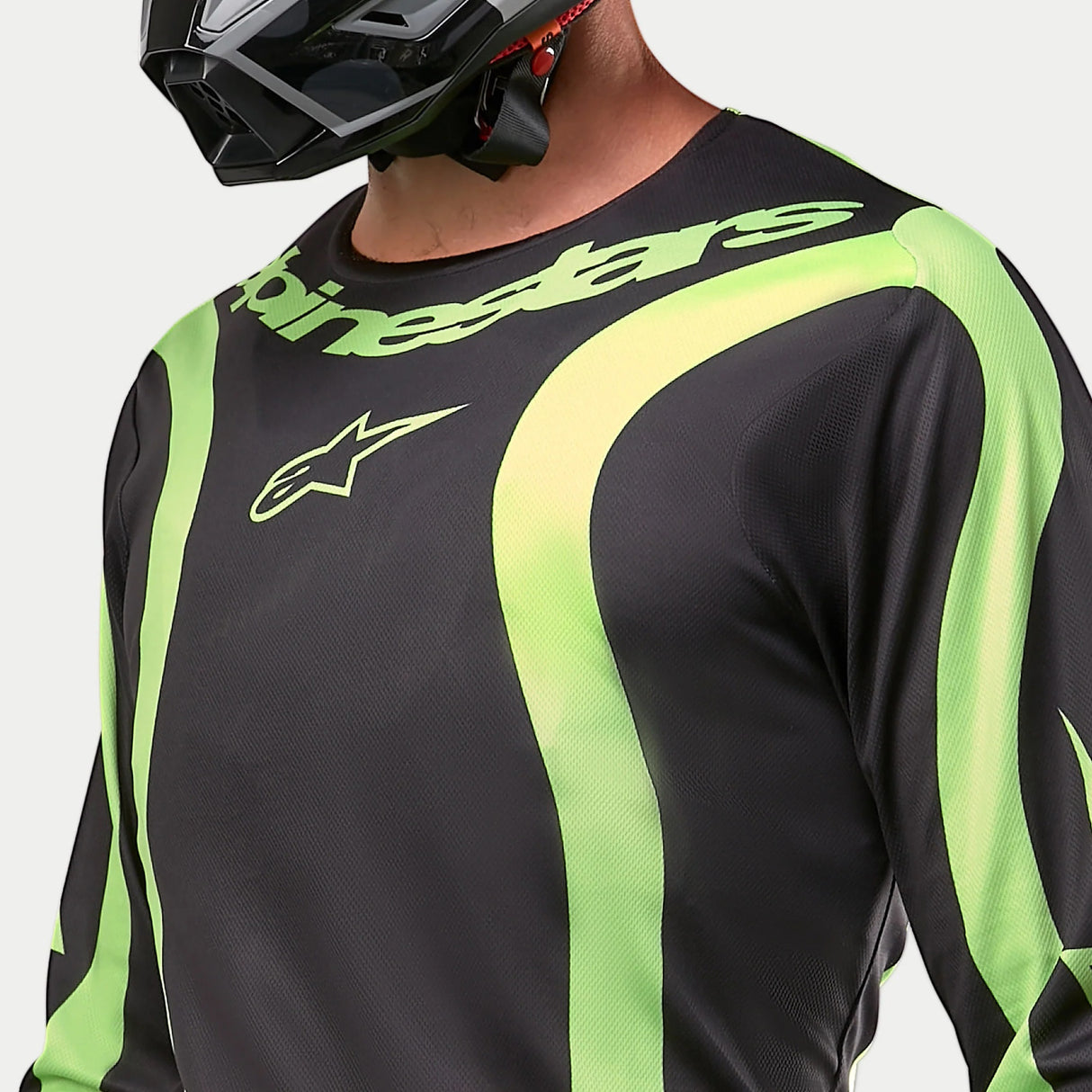 Maglia Alpinestars Fluid Lurv - Nero Giallo