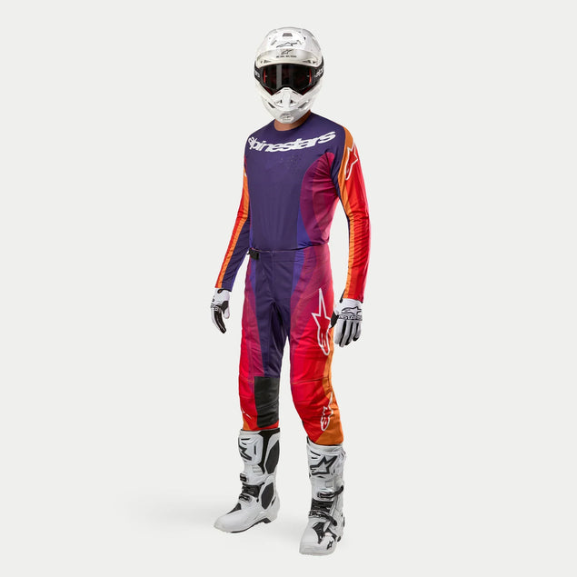 Alpinestars Techstar Pneuma Jersey - Purple Orange Blue