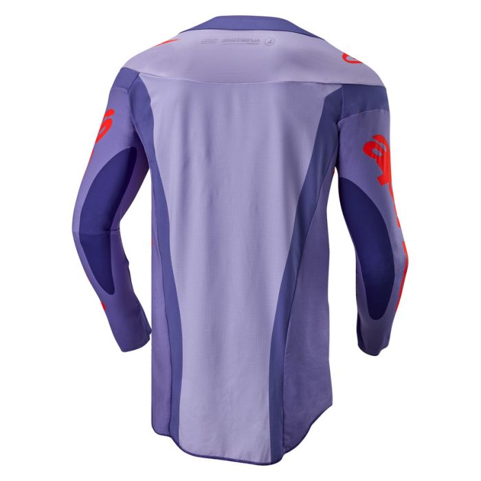 Alpinestars Techstar Ocuri Jersey - Purple Hot Orange
