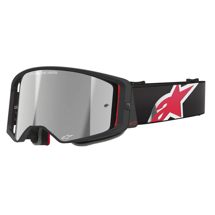 Alpinestars Supertech Corp Goggles - Black Silver Mirror