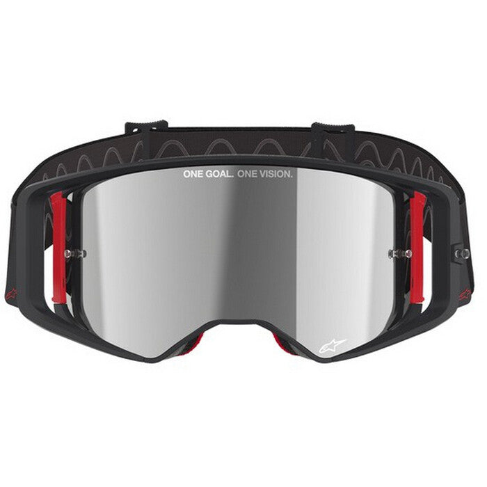 Alpinestars Supertech Corp Goggles - Black Silver Mirror